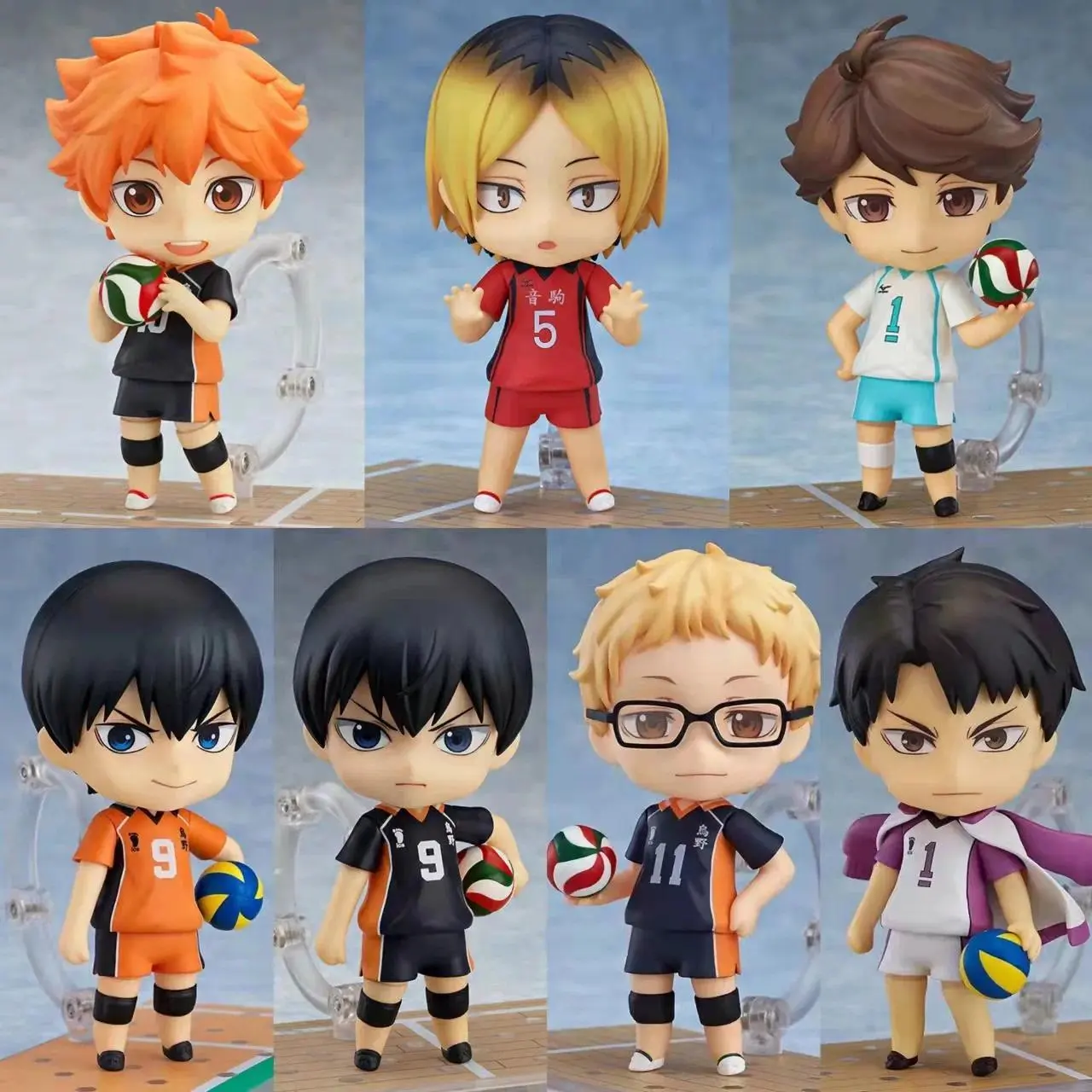 8 TYPES Haikyuu Hinata Shoyo 1411 Anime Figure Shoyo Hinata Haikyu Action Figures Children PVC 605 616 789 563 489 461