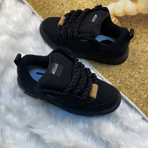 New Street Style Men's Low-Top Shoes, Casual Canvas Trainer Sneakers, Lace-Up Versatile Board Shoes, All Season Wear, Casual Style Footwear