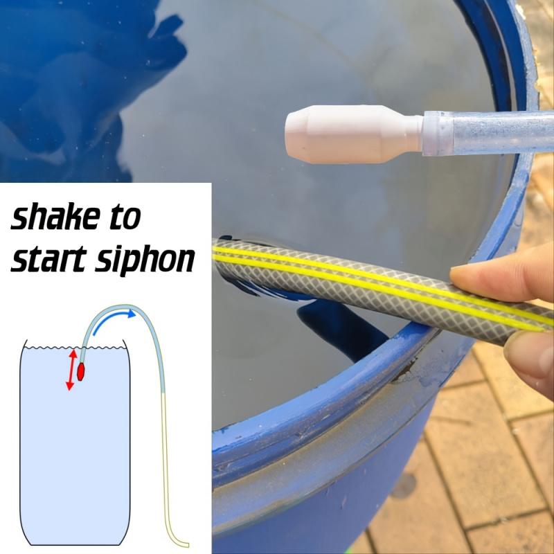 3-Pack Self-Siphoning Pump, Automatic Drainage Tool for Garden, Kitchen, and Bathroom. Easy-to-start design by simply shaking, made of durable plaultifunctional drainage solution, a perfect practical gift for Christmas, Valentine's Day, and New Year.