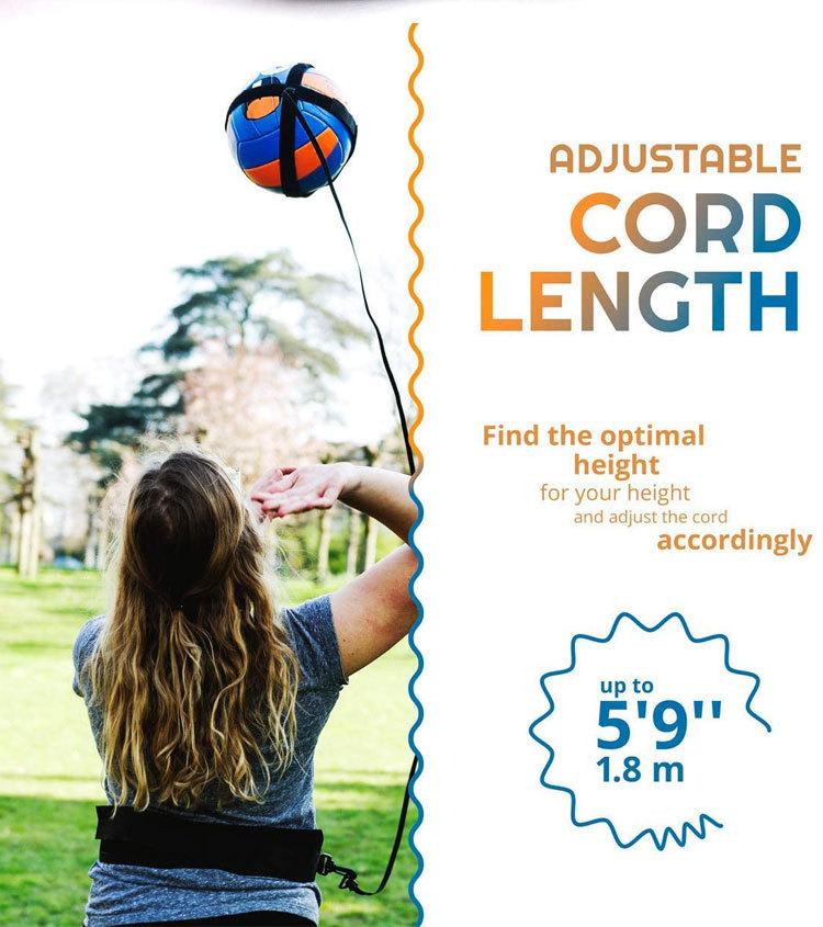 Adjustable Volleyball Trainer Belt Solo Spike Practice Aid for Kids & Adults Premium Durable Material Universal Fit Perfect Gift for Volleyball Lovers