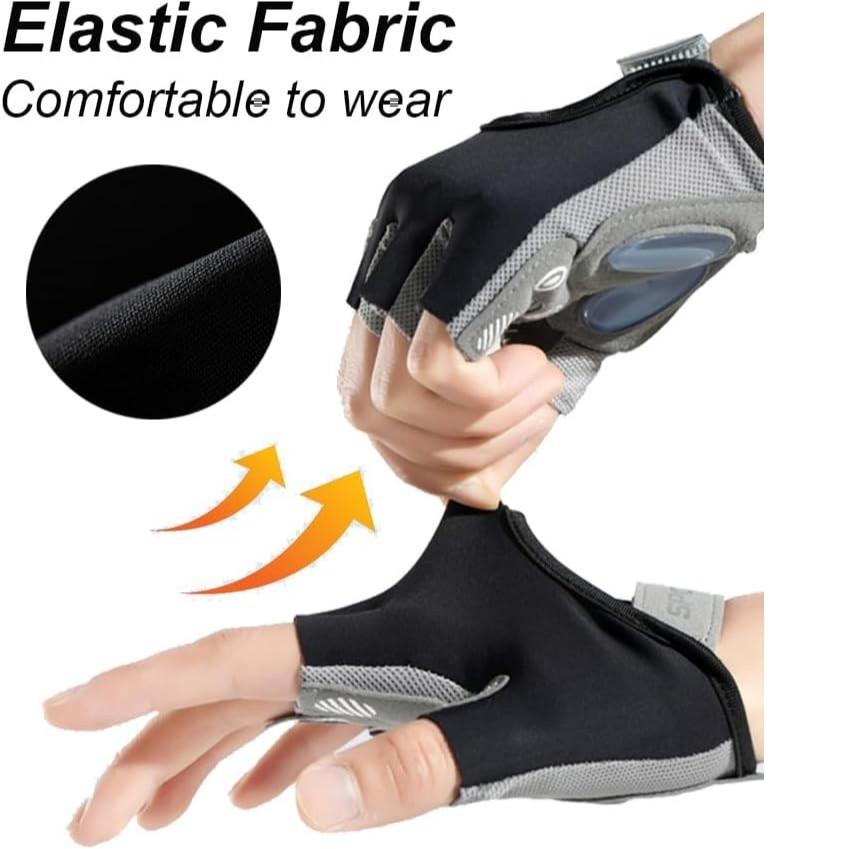 Men's and Women's Fitness Gloves, Weightlifting Sports Gloves, Gym Training Gloves with Padded Grip, Ideal for Cycling and Workouts