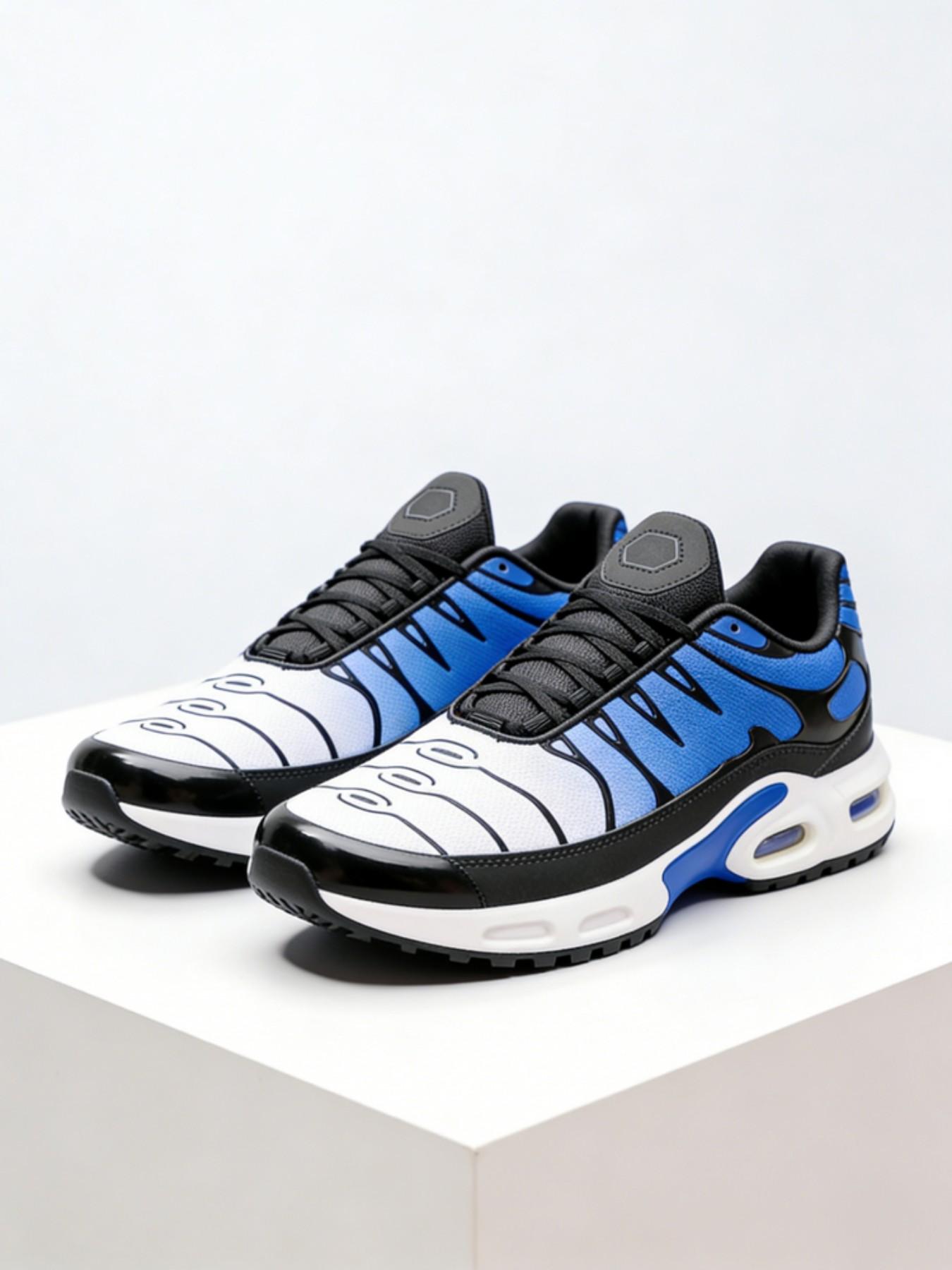 Unisex's Retro Air Cushion Sneakers, Colorblock Design with Breathable Mesh & Patent Leather Accents, Visible Air Units for Superior Shock Absorption, Trendy Retro Style Ideal for Streetwear and Daily Casual Outfits