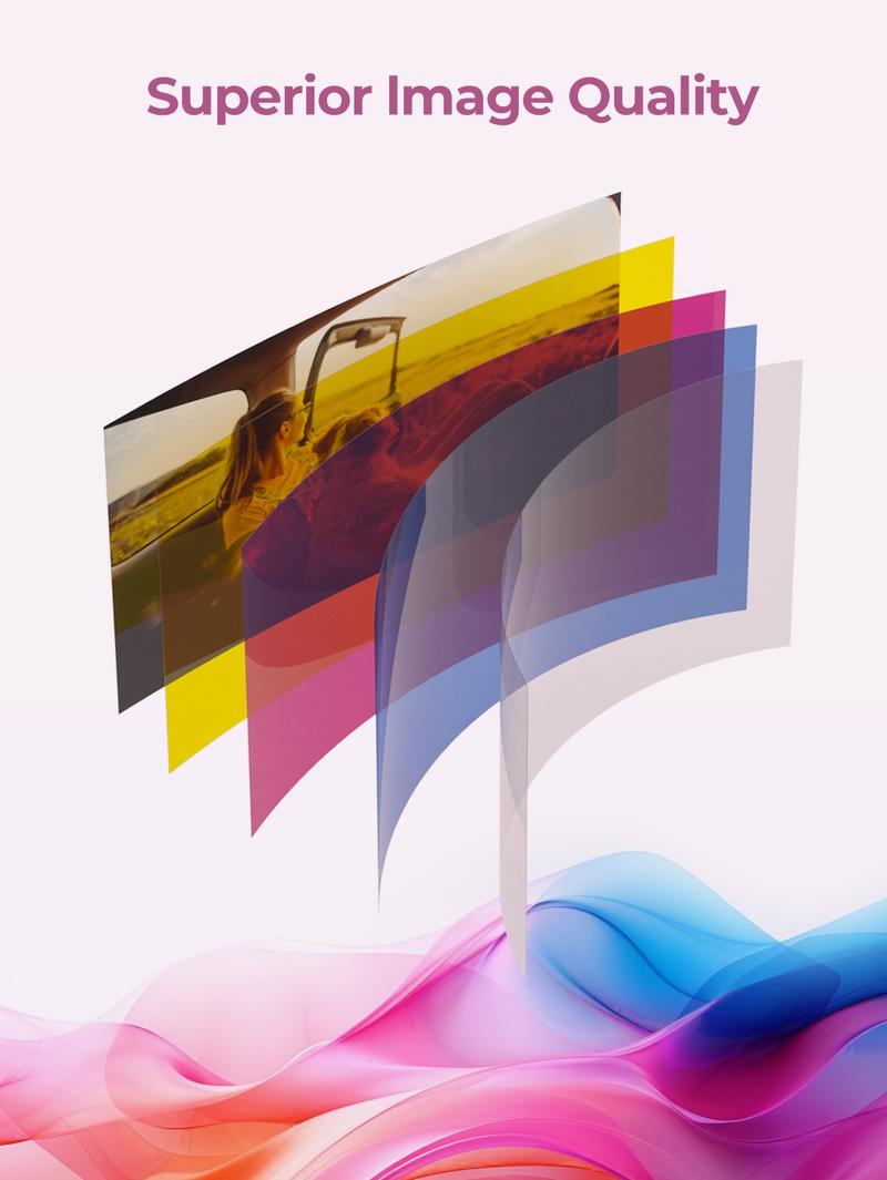 2×3 Photo Paper 20–60 Sheets for HPRT MT53 Mini Printer, Sticky Back, Peel & Stick, Instant Dry, Vivid Colors, Adhesive Photo Paper Refills