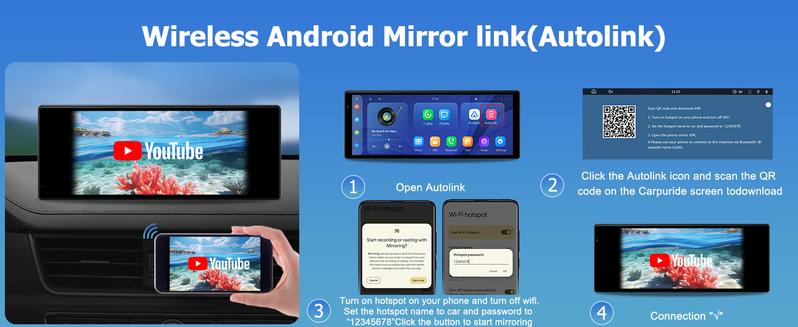 2025 10.3-inch Portable Carplay Screen for Car Compatible with Apple CarPlay and Android Auto,Wireless Car Play Unit with GPS Navigation,Bluetooth,Mirror Link, Rear Cam Touch Screen for All Vehicles