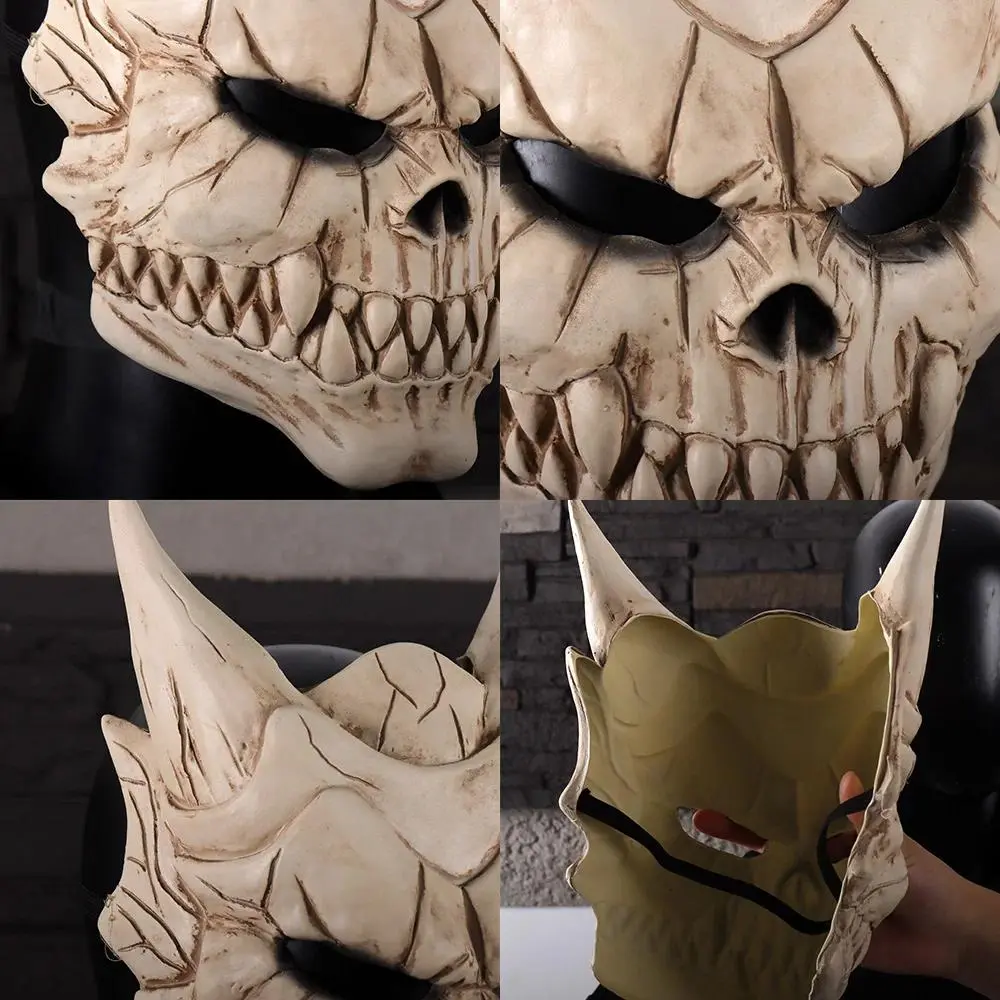 Anime Kaiju No 8 Kafka Hibino Mask Cosplay Skull Monster Latex Helmet Defense Force Halloween Carnival Purim Party Costume Props