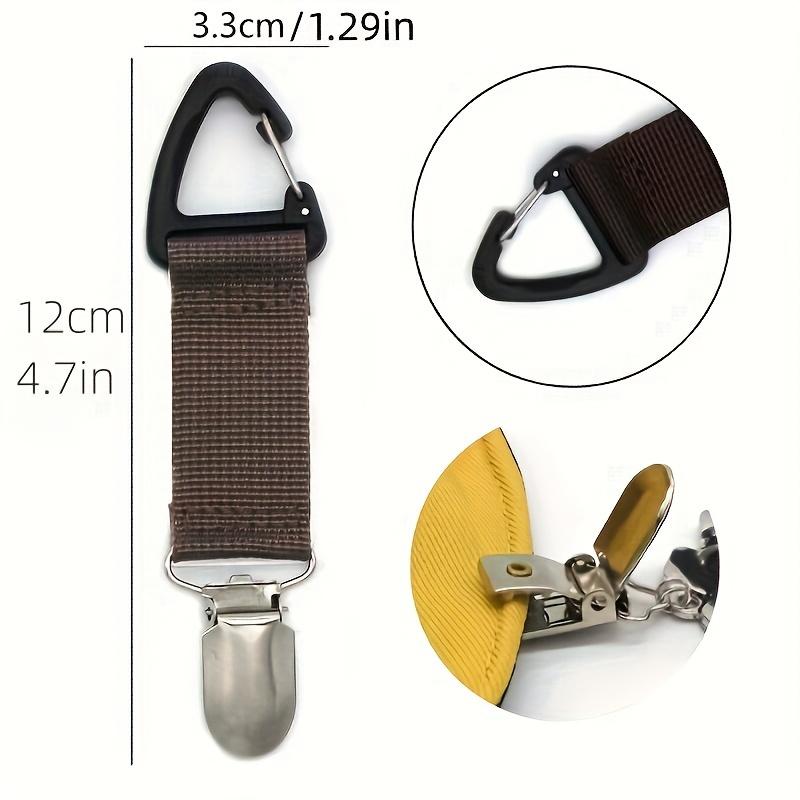 Travel Hat Clip - Conveniently Hangs on Bag, Securely Holds Hats, Ultra-Lightweight, Portable, Essential Accessories for Handbags, Backpacks, Luggage - Perfect for Travel, Commutes, Outdoor Activities