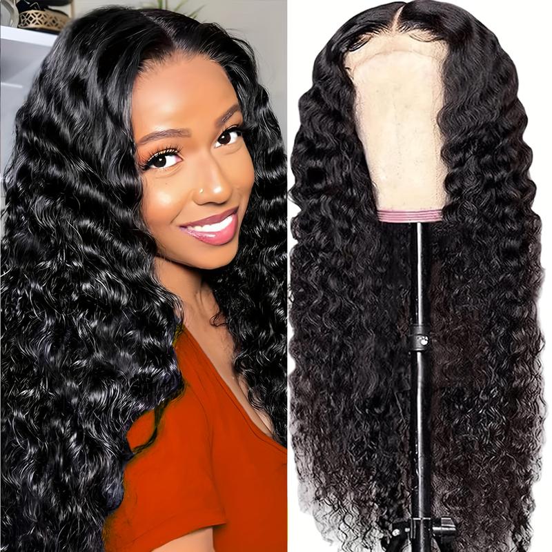 Bling Hair 13x4 Lace Frontal Wig  Lace Real Hair Wigs For Black Women 28 30 Inch Deep Wave Lace Front Wig Brazilian Hair Wig
