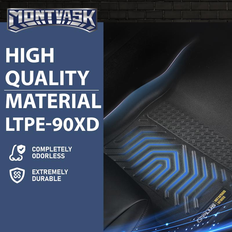 CROSSDESIGN TPE Car Floor Mats Waterpoof Fit For 2013-2019 Ford Escape 13-18 Ford C-Max All Weather TPE LinersFord C - Max, Front & 2nd Row Liner Black, 3 pc CROSSDESIGN TPE Car Floor Mats Waterpoof Fit For 2013-2019 Ford Escape 13-18 Ford C-Max All Weather TPE LinersFord C - Max, Front & 2nd Row Liner Black, 3 pc