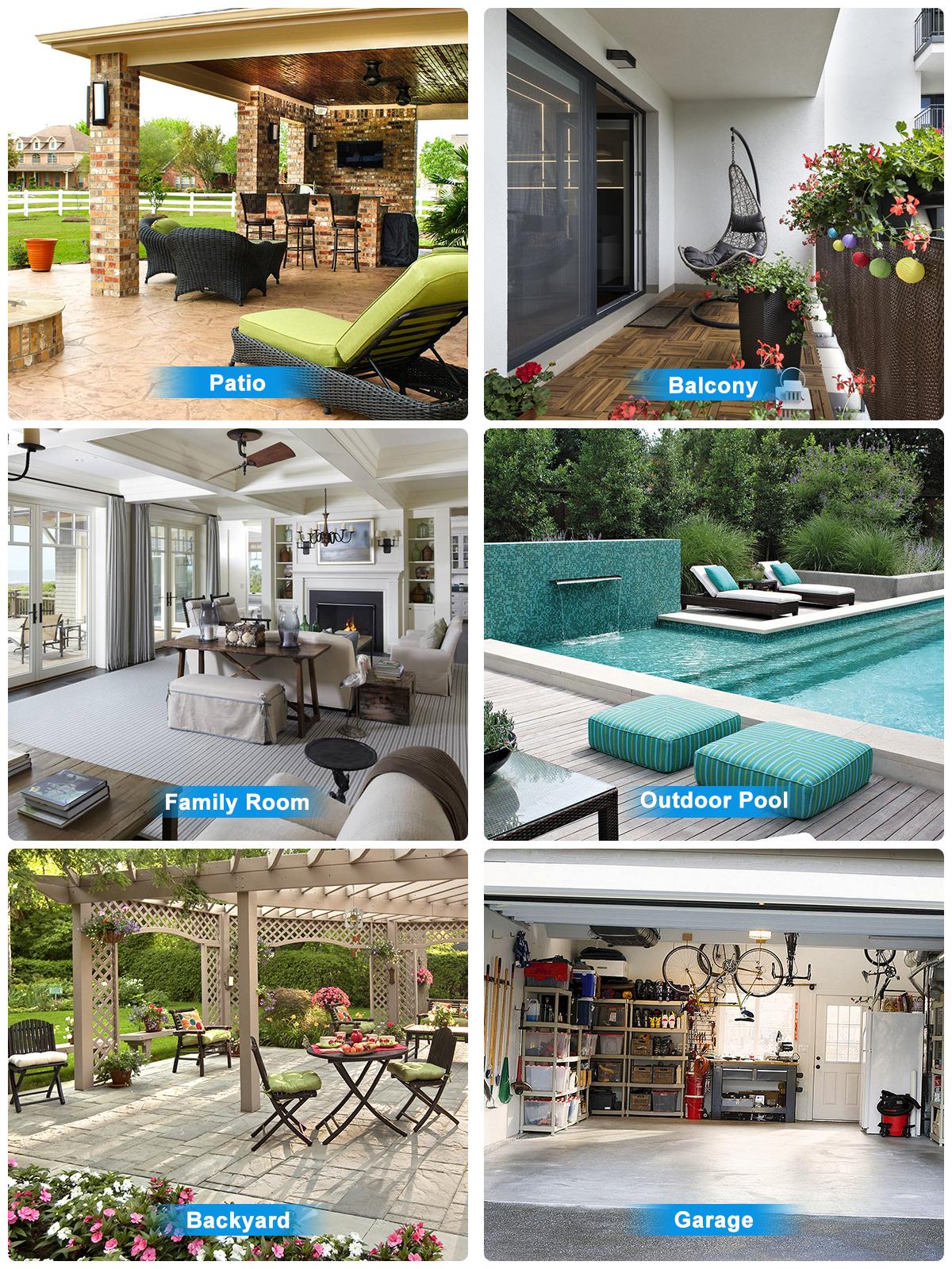 Herdio Wireless Bluetooth Connectivity, Stereo Audio Kit for Android/IOS Devices, Waterproof Material, For Outdoor Wall Mounting (Pair, Black/White) Herdio Wireless Bluetooth Connectivity, Stereo Audio Kit for Android/IOS Devices, Waterproof Material, For Outdoor Wall Mounting (Pair, Black/White)