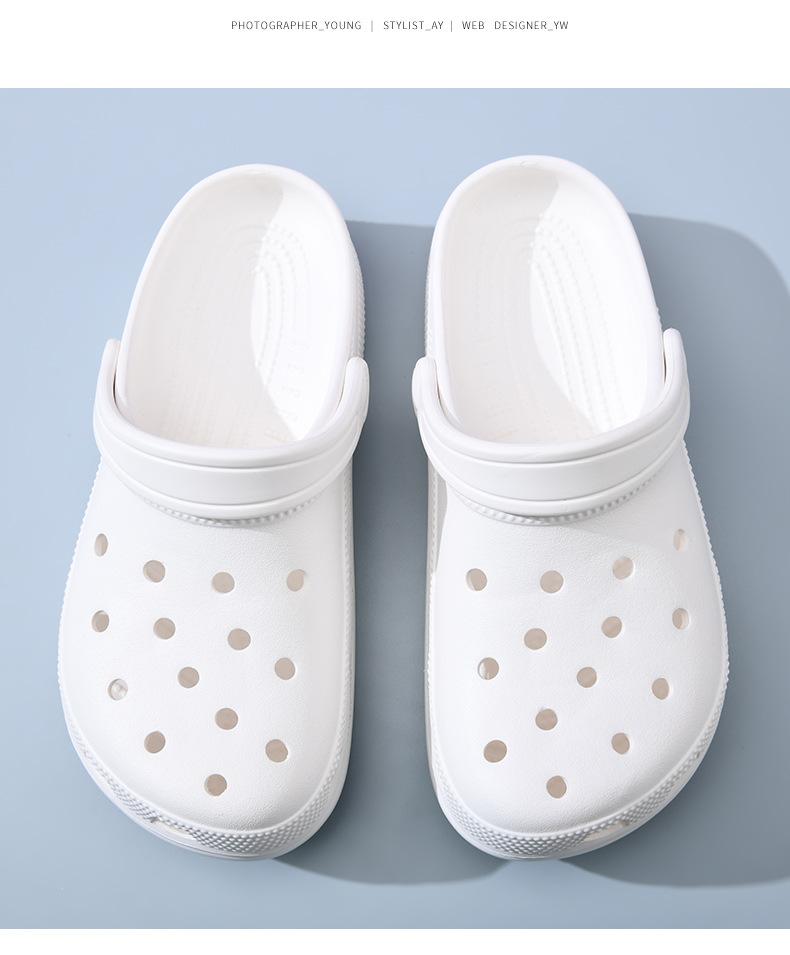 Unisex Comfortable Eva Slip-On Shoes, Lightweight Breathable Casual Footwear, Stylish Hole Shoes for Everyday Wear, Breathable Lightweight Clogs