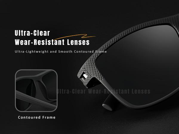 TURBOPEP 3 Pairs Simple Sunglasses For Fishing,Unisex Polarized Glasses, Square Sunglasses,Lightweight Frame Sun Glasses with UV Protection, Travel Accessories gafas de Springtok