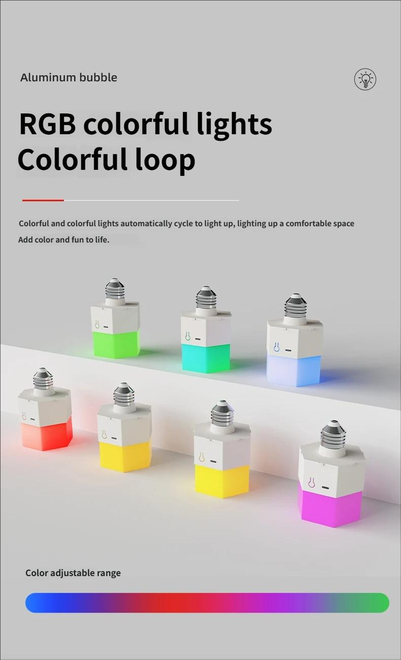 E27 LED Bulb Remote Control RGB Color Changing Dimmable Magnetic Mount Ideal for Any Room Multi-Purpose Lighting Solution