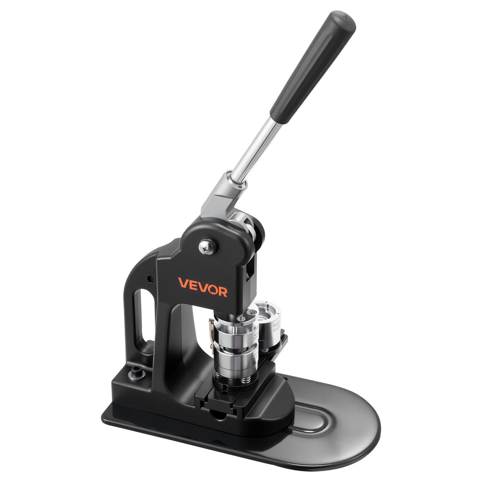 【Father's Day gift】VEVOR Button Maker Machine, 1 in, Pin Maker Machine with 500pcs Button Parts, Circle Cutter, Hex Wrenches and Magic Book, Ergonomic Handle, for DIY Badges, Personalized Pins and Key Chains, Black 【Father's Day gift】VEVOR Button Maker Machine, 1 in, Pin Maker Machine with 500pcs Button Parts, Circle Cutter, Hex Wrenches and Magic Book, Ergonomic Handle, for DIY Badges, Personalized Pins and Key Chains, Black