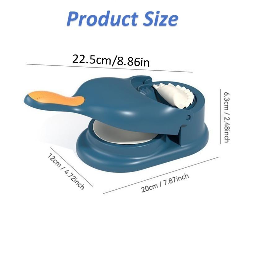 Multi-Purpose Manual Dumpling Maker Tool, One-Piece Practical Design, Easy-To-Use Dough Press & Rolling Tool, Family-Friendly, Ideal for Kitchen & Restaurant