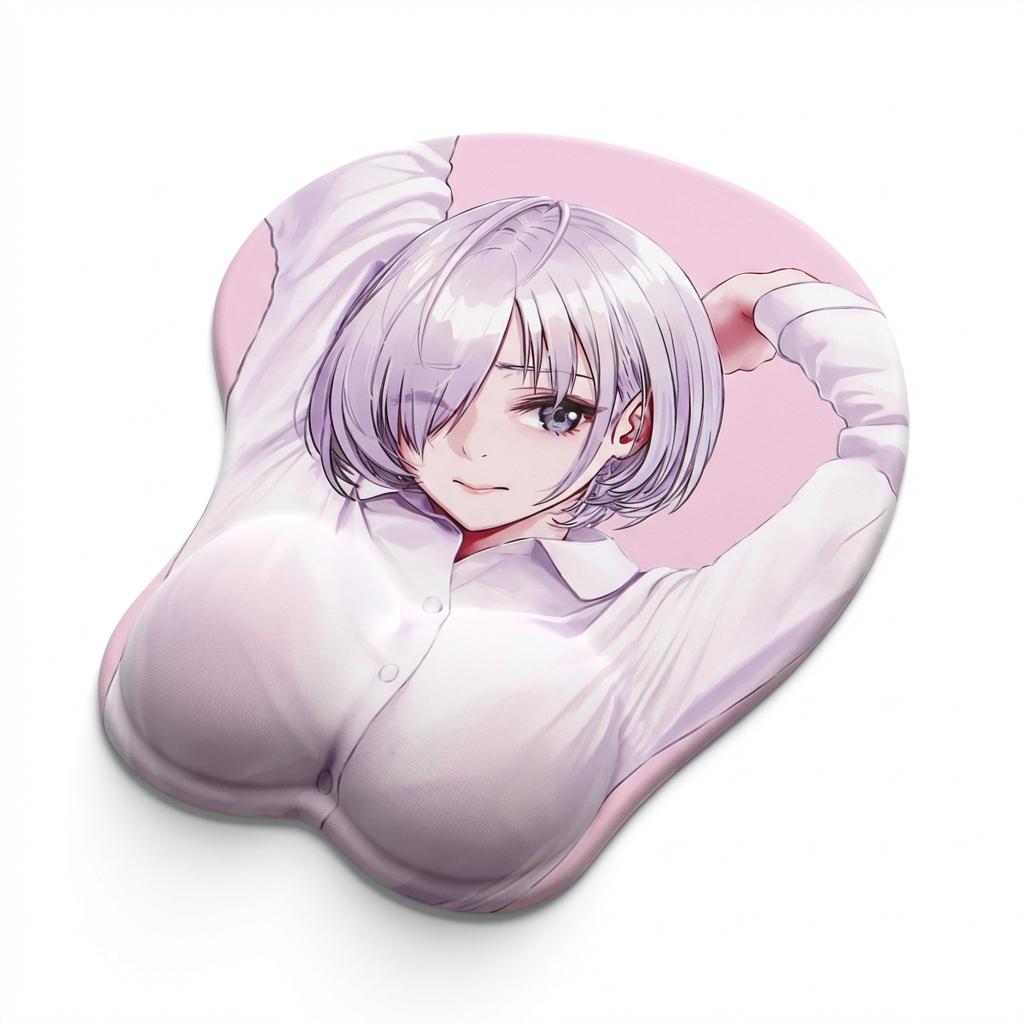 Ergonomic Mouse Pad, Comfortable Memory Silicone Material, Relieves Wrist Fatigue, Suitable for Office or Gaming