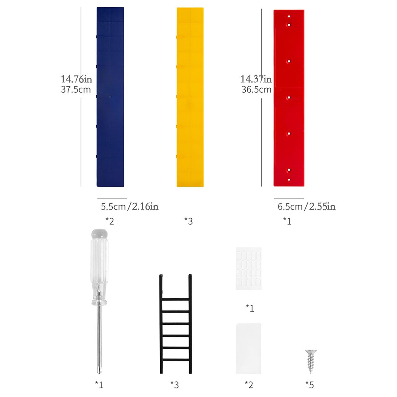 Adjustable Wall-Mounted Display Rack, 5-Tier Ps Board Storage Shelf, Modern Home Decor Organizer for Action Figures, Dolls, Statues, Toys