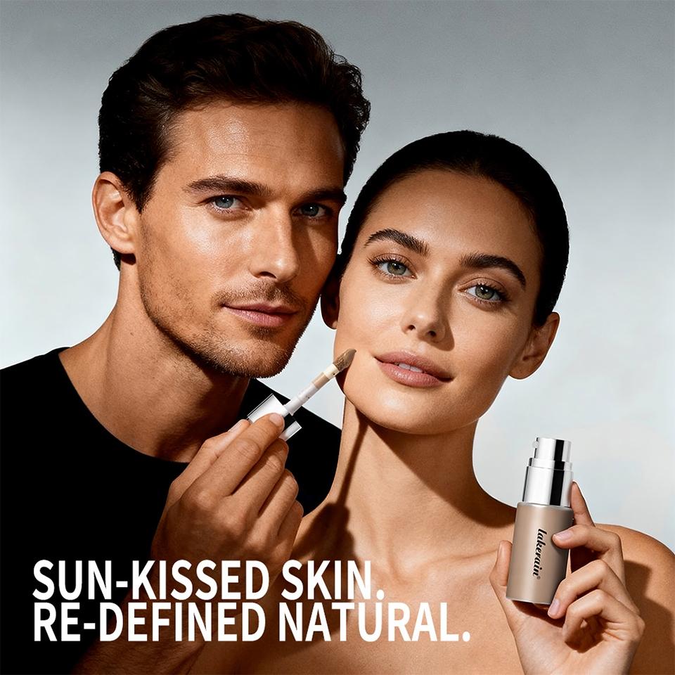 Available in 4 shades, all-in-one contouring and highlighting, liquid contouring, natural contouring, long-lasting contouring, with applicator brush, bronze contouring, dual-ended contouring