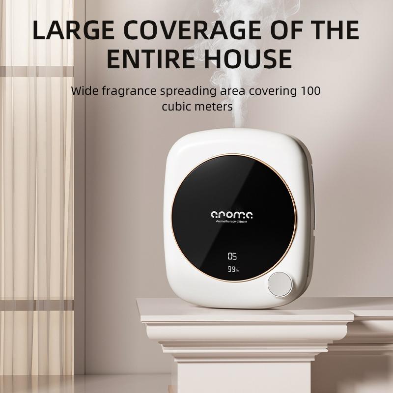 7-Level Adjustable Smart Diffuser - Suitable for Essential Oils/Perfumes, USB Rechargeable Battery Humidifier, Room Freshener, Long-Lasting Home Fragrance, Smart Timer with Adjustable Settings, Ideal Gift for Office, Bedroom, Bathroom Air Freshener