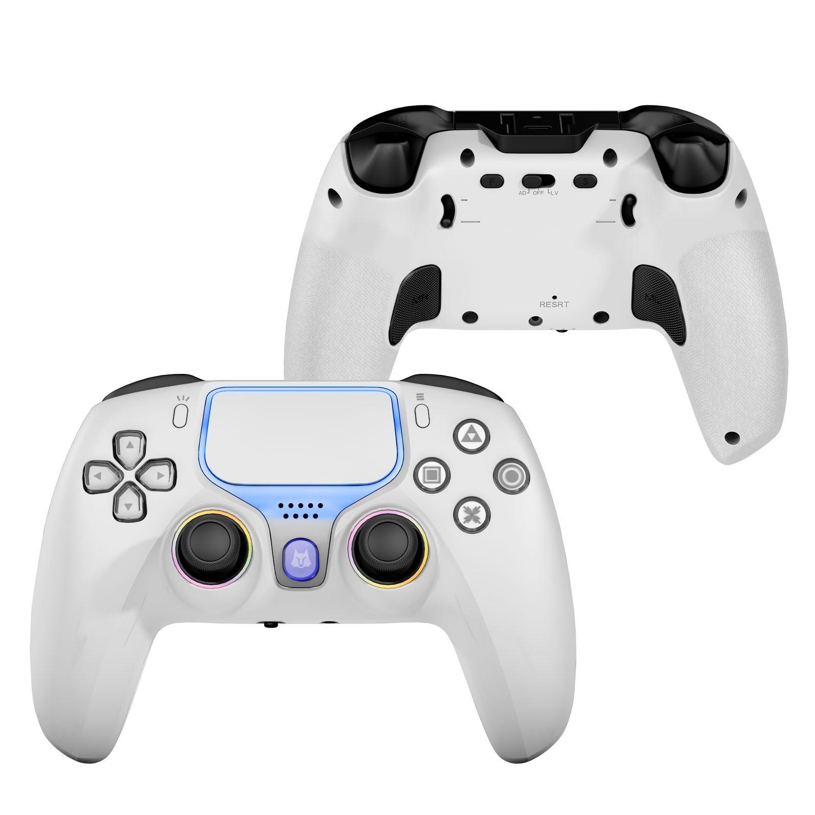 Nbcp Wireless Game Controller for P5 PC iOS Android, Dual Vibration Hall Trigger, Gyroscope Support, RGB Light Adjustment