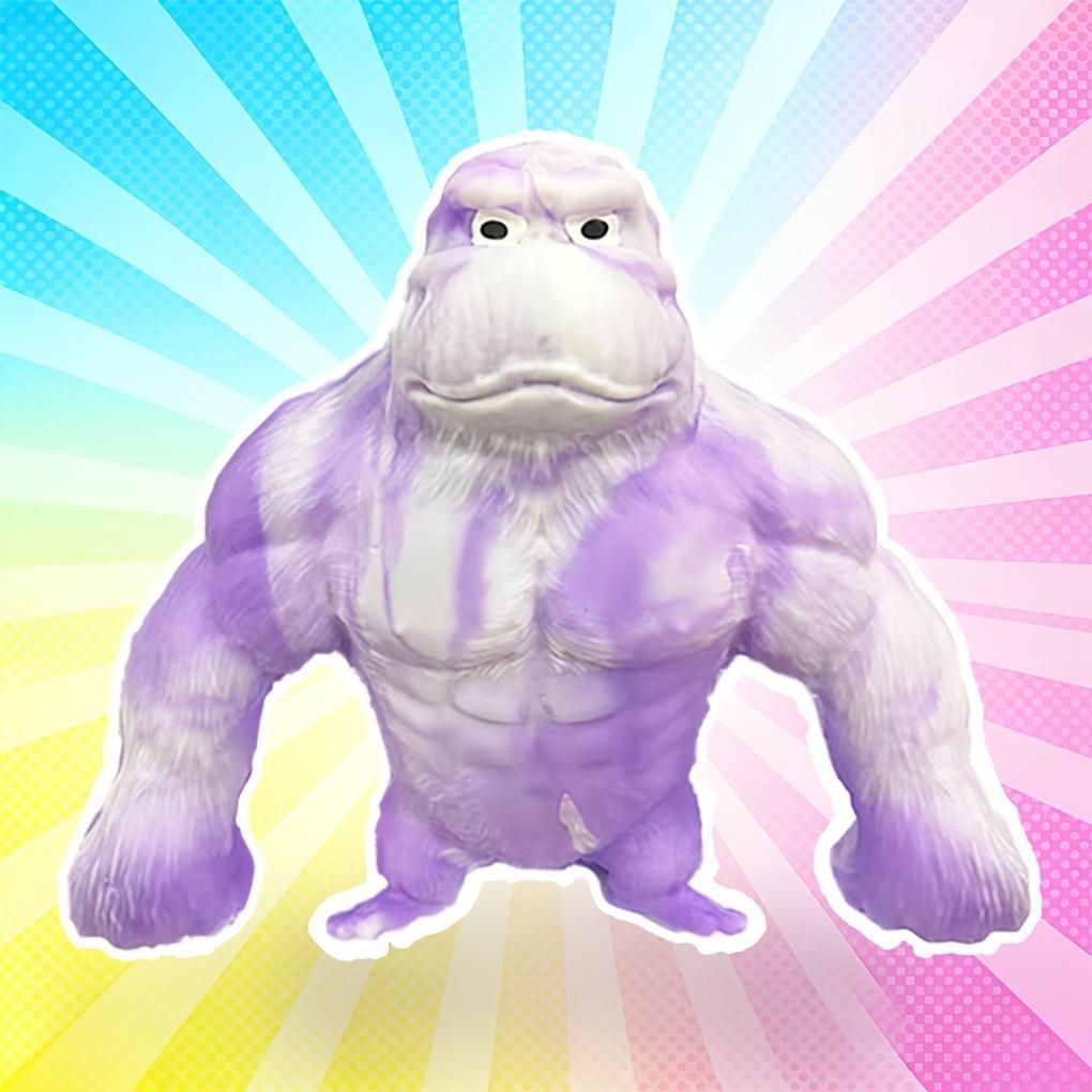 Super Stretchy Gorilla Fidget Toy, Squeeze Monkeys Stretchy Monkey- Original Sensory/Fidget Collectible Toys Holiday Party Gifts, Christmas, Halloween, Easter Basket Stuffing.The Filling Material Is PVA Sponge, Not Sand