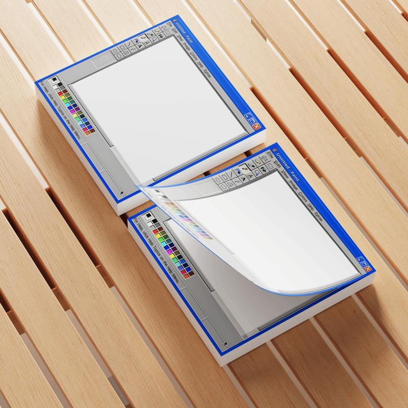 Retro Computer Design Sticky Note, 3 Counts/set Creative Office & School Notepad, Perfect Gift for Students and Teachers, Office Supplies