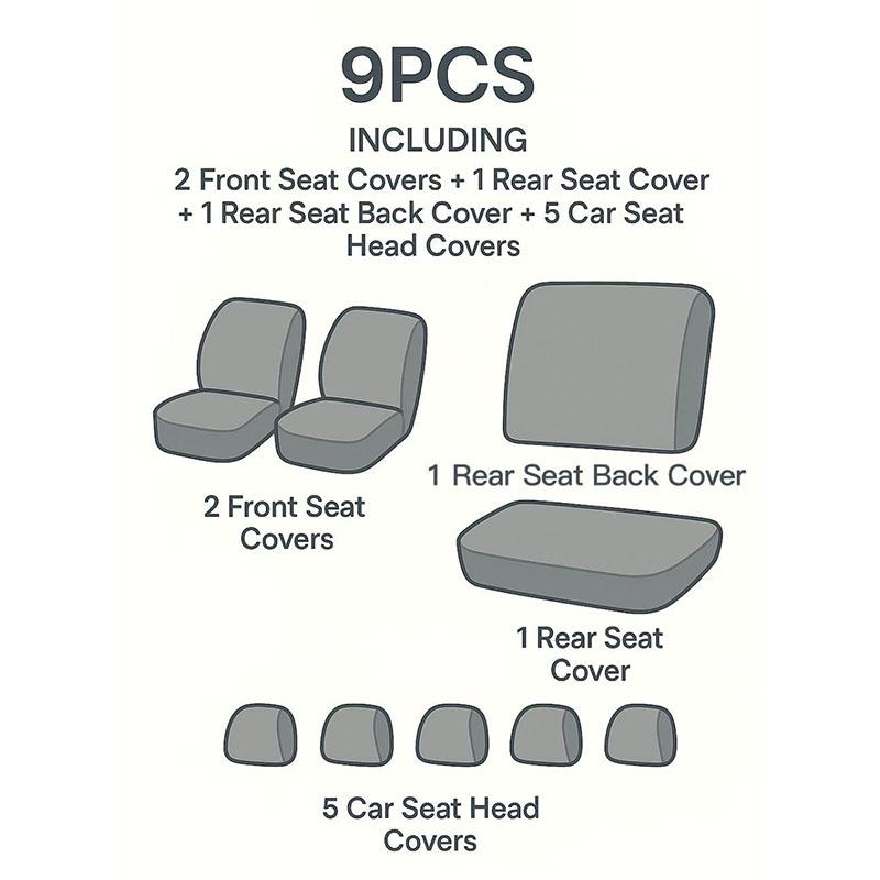 Universal Deluxe Pu Luxury Vinyl Faux Leather Car Seat Covers Full Set, Airbag Compatible, Breathable, Fit for Cars, Trucks, SUV Universal Deluxe Pu Luxury Vinyl Faux Leather Car Seat Covers Full Set, Airbag Compatible, Breathable, Fit for Cars, Trucks, SUV