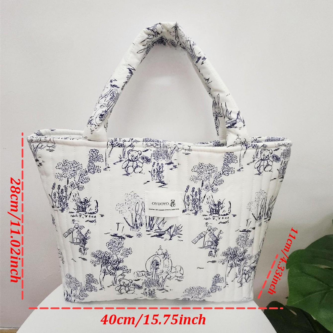 Women's Handbag with Makeup Bag, Baby Supplies Organizer, Large Work Tote, Laptop Bag, Lightweight Zippered Travel Tote, Ideal Gift for Teachers and Nurses