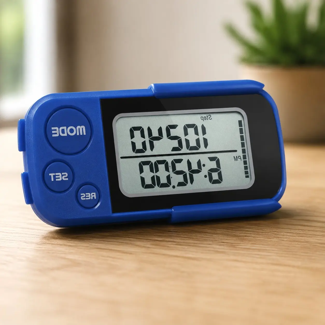 3DTriSport 3D Walking Pedometer with Clip and Strap, Accurate Step Counter with 30-Day Memory, Distance in Miles or KM, Large Display Ideal for Seniors and Beginners, eBook IncludedGift