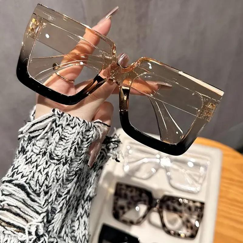 多色时尚百搭老花镜，轻便耐用的眼镜，玳瑁纹眼镜，高品质眼镜，简约防光方框眼镜，适合日常使用，户外活动的时尚配饰