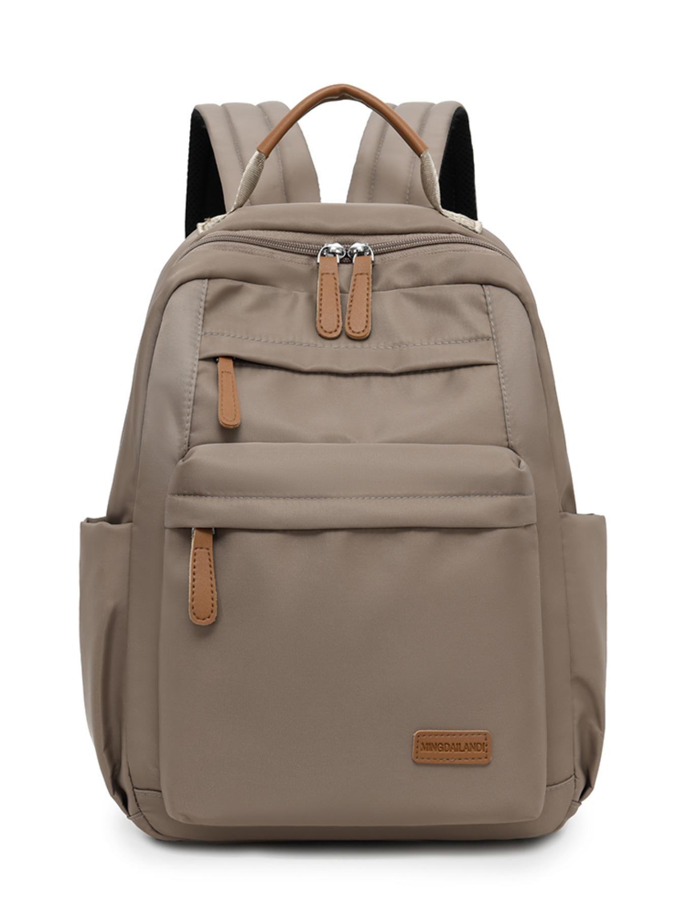 High-End Women's Backpack, Large Capacity Lightweight Simple Book Bag, Unisex Travel Nylon Backpack, Commute Laptop Bag, Casual Nylon Backpack, New Arrival
