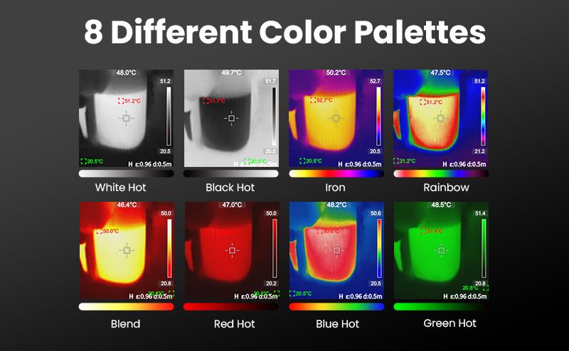 Handheld Thermal Imaging Camera Mileseey TR10 Super Resolution 240 x 240 ,2.8-inch LCD Display, 25 Hz Refresh Rate, -4°F to 1022°F with Temperature Alarm, Tool Industrial Car inspection tools TikTokShopBlackFriday Thermometer Hardware Heavy Duty