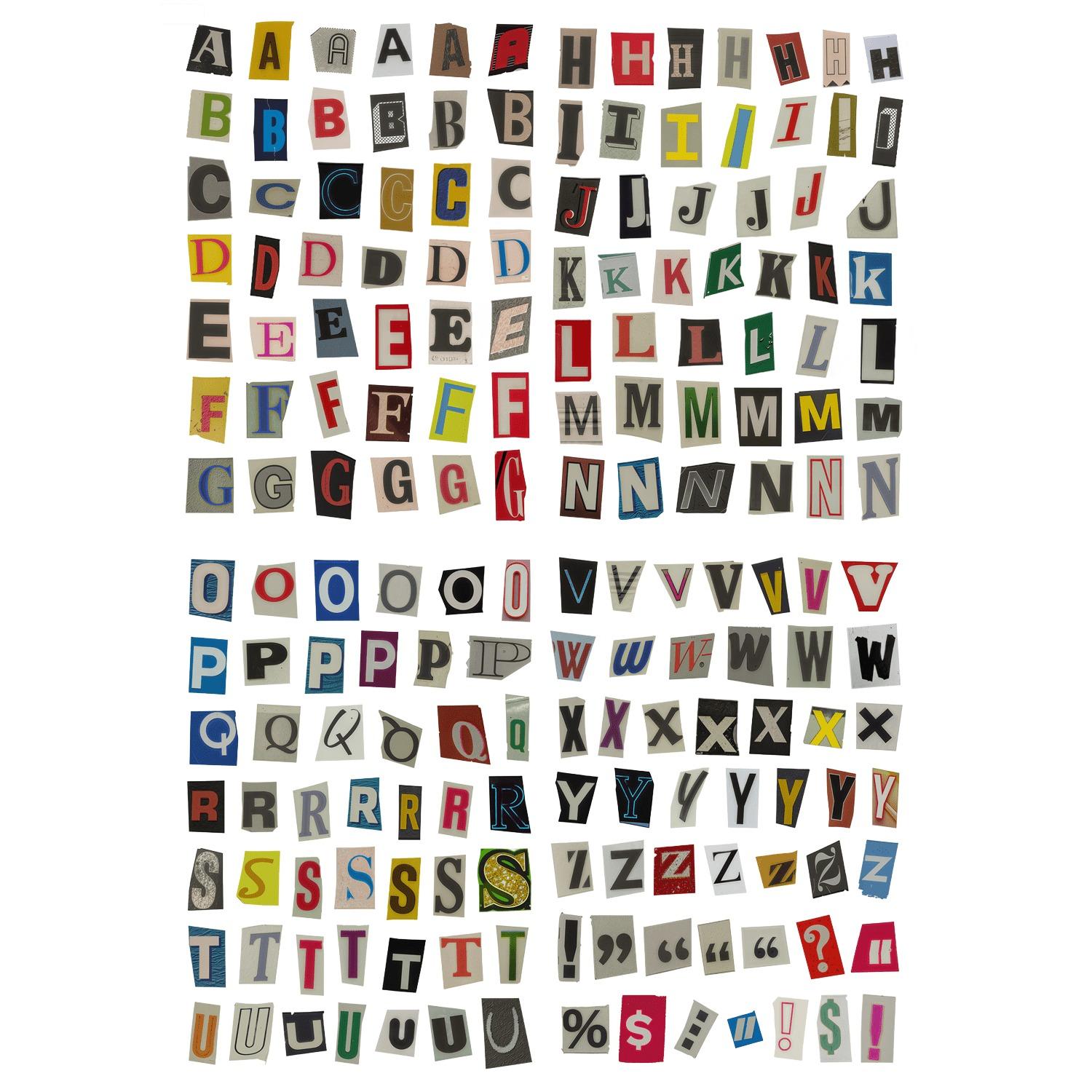 1 set Vintage Alphabet Stickers, Total 181 Pieces, Perfect for Scrapbooking, Journals, and Planners. Includes A–Z Uppercase & Lowercase Letters, Matte Paper Finish, Durable Die-Cut Design, Ideal for DIY Crafts and Decorative Planning.