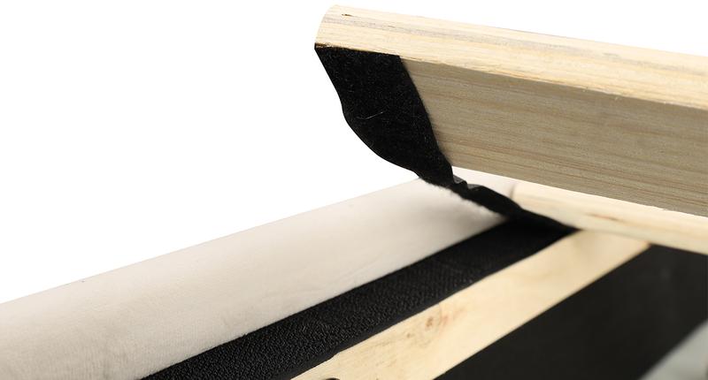 Queen Size Platform Bed Frame with 50.2" Headboard, Velvet Upholstered Bed Frame Queen with Vertical Channel Tufted Headboard & Footboard, Nailhead Trim, No Box Spring Needed, Cream