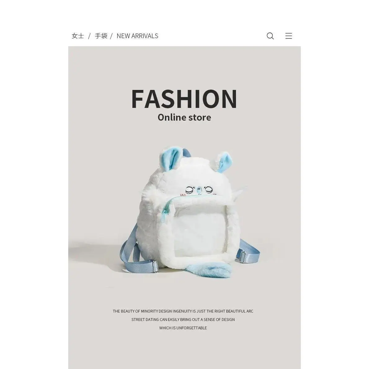 Chiikawa Ita Bag DIY Cute Transparent Backpack Kawaii Cartoon Clear Shoulder Bag Fashion Casual School Bag for Girl Students Use