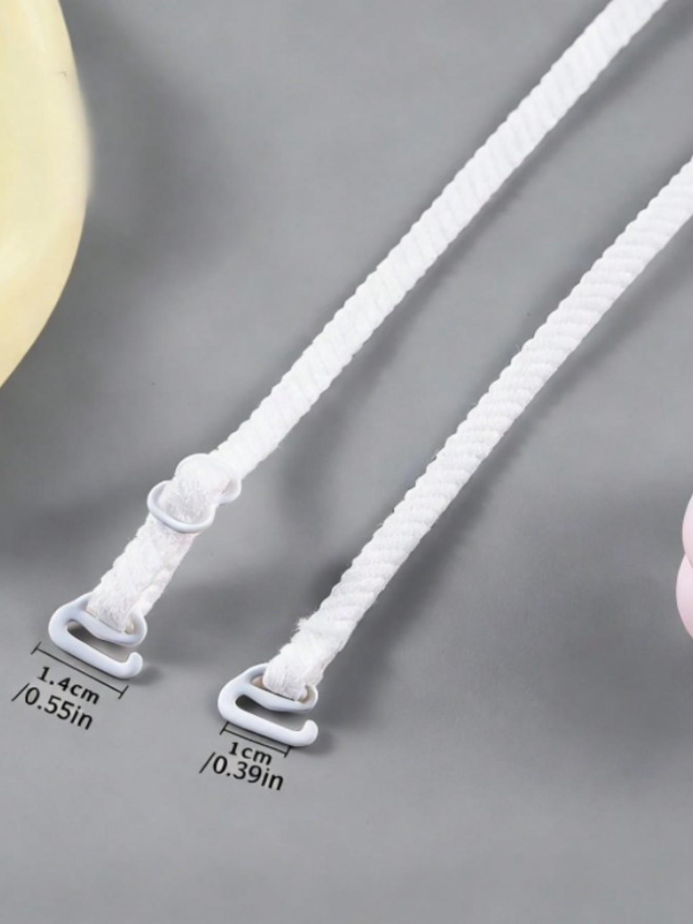 Women's Lingerie Bra Straps Set, 2pcs 0.24 Inch Elastic Design, Invisible & Seamless for Comfortable Wear, Ideal for Everyday Use