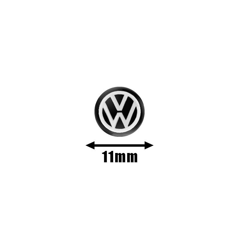 Customized Volkswagen Key Shell Emblem, Aluminum Alloy Scratch-Resistant, Waterproof Dustproof, Lightweight Portable, Fits Multiple Models