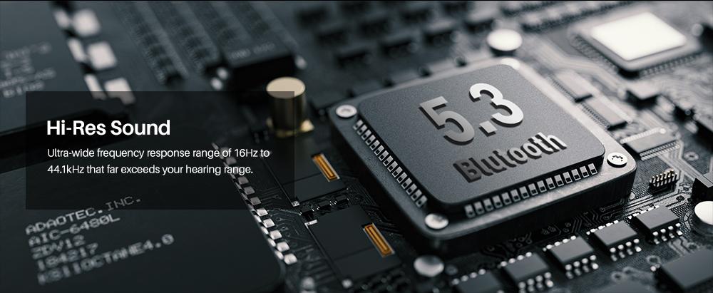 TOZO 2024NC9 Hybrid Active Noise Cancelling Wireless Earbuds ENC IPX8 Waterproof Bluetooth 5.3 Headphones Stereo Bass Heasets Headsets Audio headphones  audifonos traveling gadgets Electronic FathersDayGift Dark Black Microphone Charging