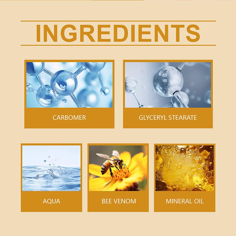 Bee Venom Anti-Wrinkle Cream, Firming &, Moisturizing & Hydrating, Antioxidant Repair, Suitable for All Skin Types