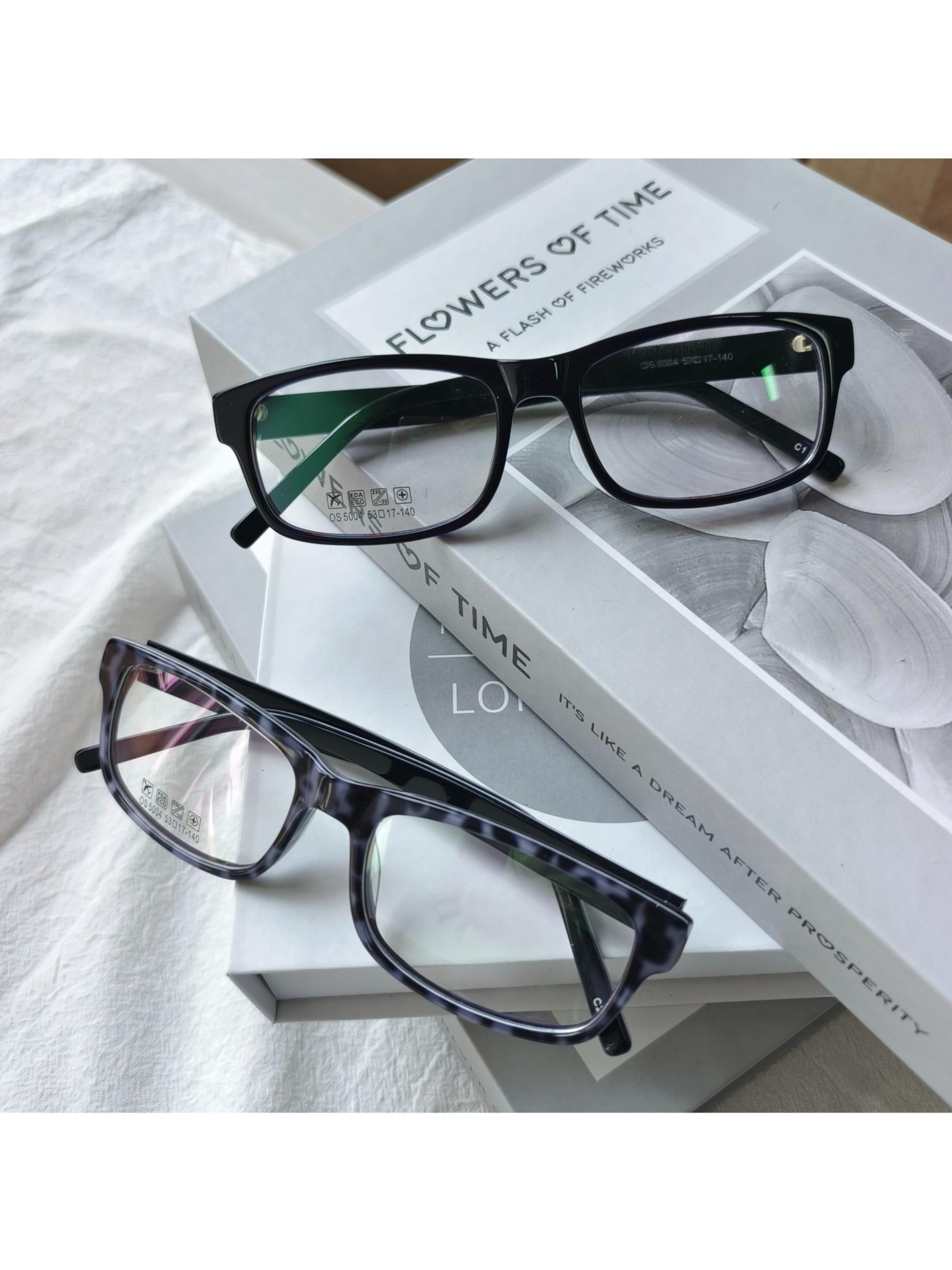 Single-Piece Cat Eye Glasses Frame, Retro Chic Design Enhances Face Shape, Multiple Colors Available, Essential Streetwear Accessory