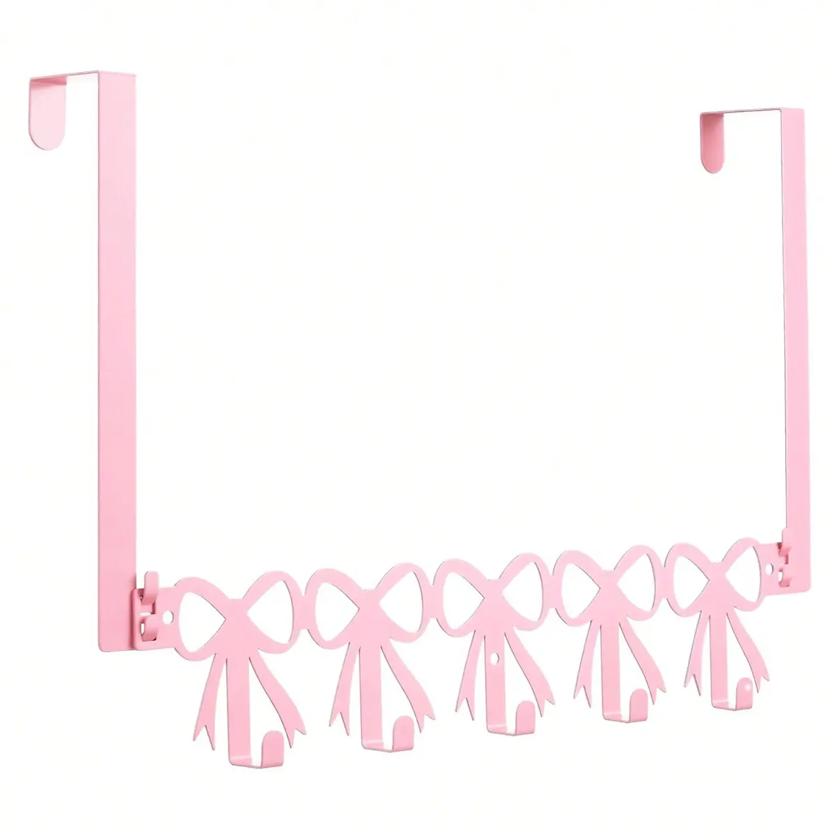 1pc Bow Door Hook, Wall Mounted Towel Rack, Cute Country Style Decor, Decorative Wall Hooks, Suitable for Bedroom Bathroom, Hang Towels Hats Clothes Bags Coats, Wall Hanger Hook