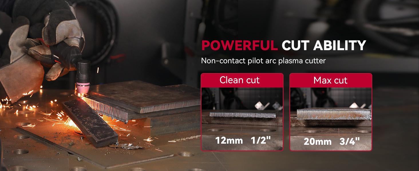 ARCCAPTAIN CUT55 Pro Plasma Cutter APP Control 55 Amp Non-Touch Pilot Arc 120V/240V Dual Voltage Large LED Display 2T/4T 3/4 Inch Cut DC Inverter IGBT High-Frequency Plasma Cutter for Stainless Steel Aluminum Iron Fabrication ARCCAPTAIN CUT55 Pro Plasma Cutter APP Control 55 Amp Non-Touch Pilot Arc 120V/240V Dual Voltage Large LED Display 2T/4T 3/4 Inch Cut DC Inverter IGBT High-Frequency Plasma Cutter for Stainless Steel Aluminum Iron Fabrication