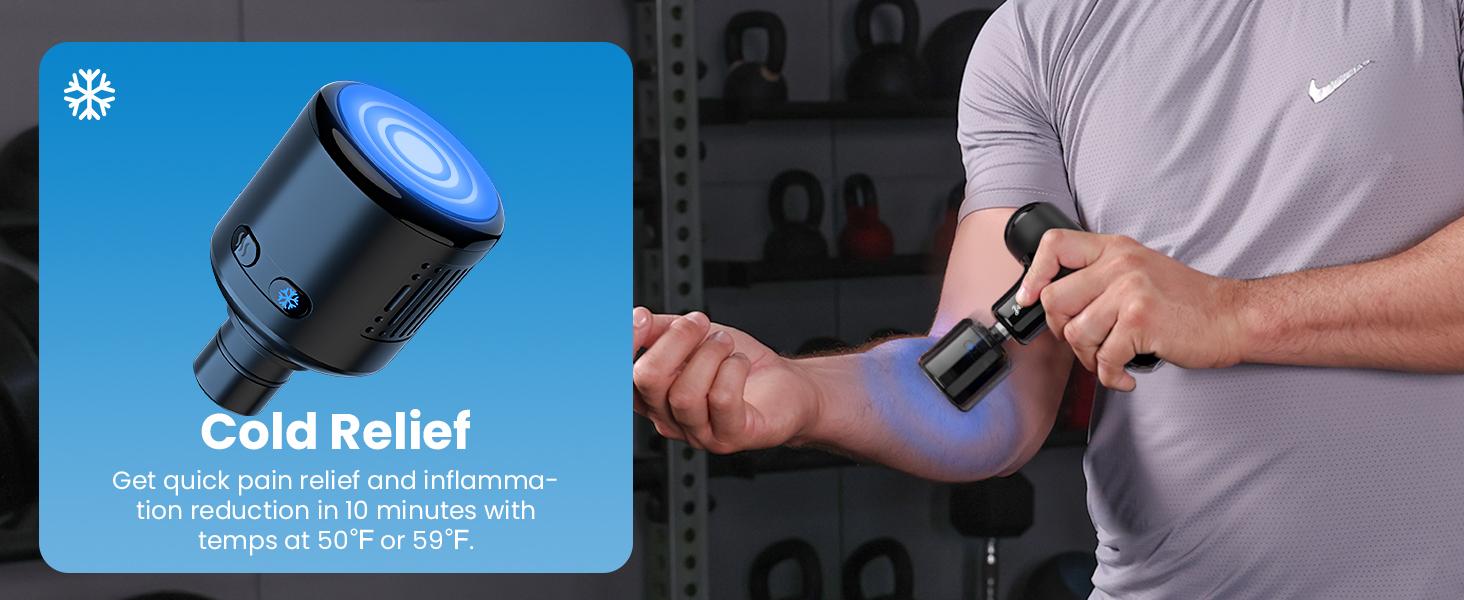 【Bob and Brad &Q2 Mini Massage Gun with Heat and Cold】Pocket-Sized Deep Tissue Percussion Massager for Pain Relief, Portable Percussion Muscle Massager Gun, Ultra Small & Quiet Muscle Massager, FSA Eligible for Women  Men NewYear gift Travel-Friendly Gift