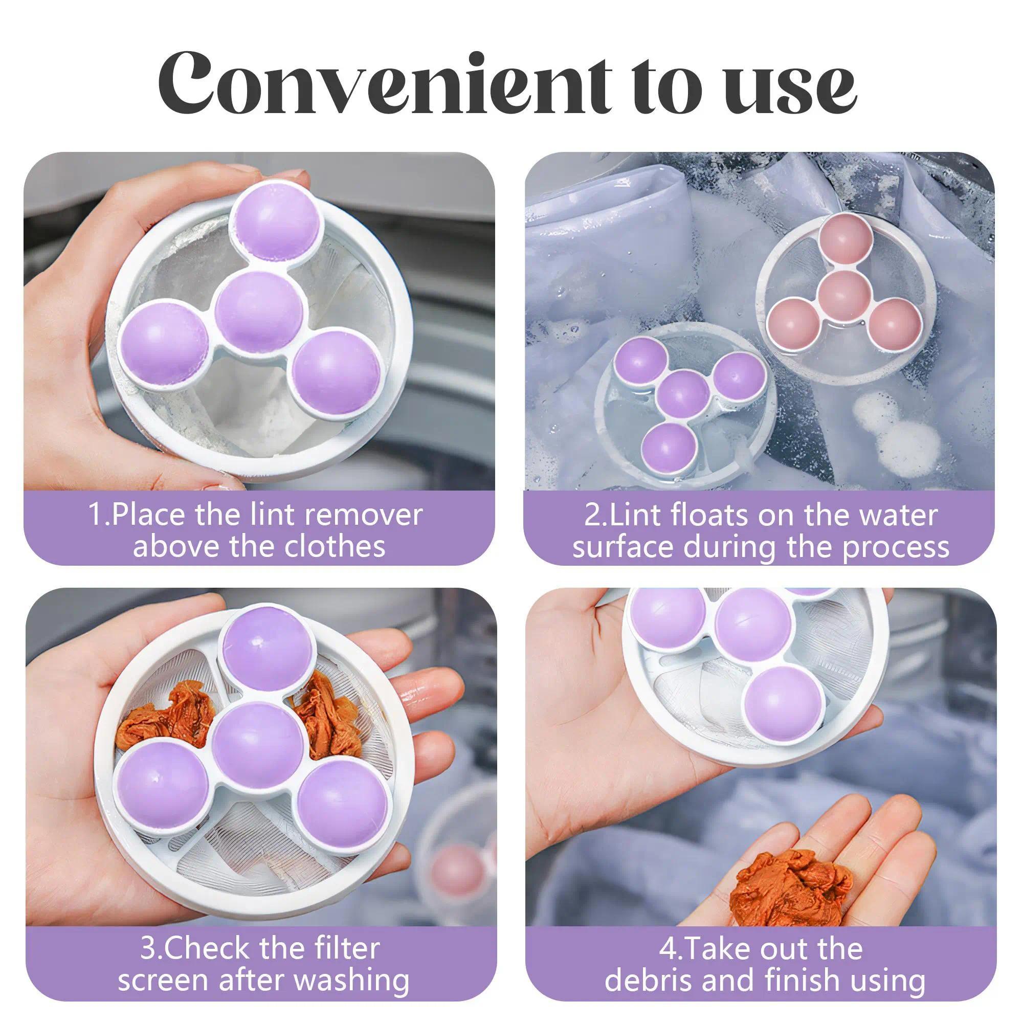 3 Counts Washing Machine Filter Bag, Reusable Floating Hair Filter for Laundry Washer Cotton 3 Counts Washing Machine Filter Bag, Reusable Floating Hair Filter for Laundry Washer Cotton