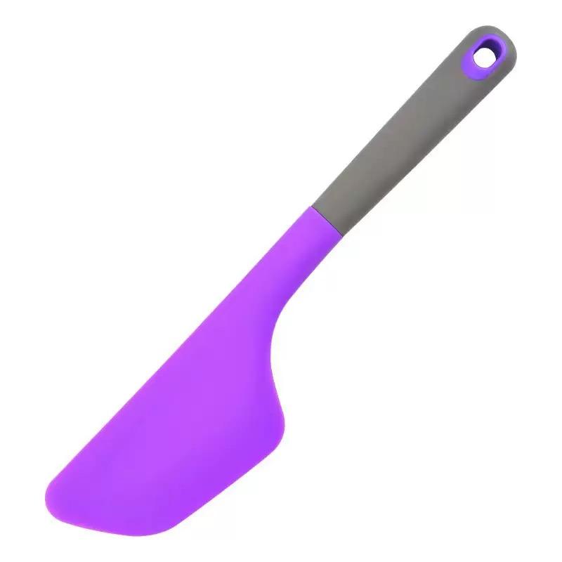 Large silicone spatula, durable and heat-resistant and easy to clean, silicone material is flexible and easy to use, ideal for stirring, spreading, baking, Ideal home kitchen tool