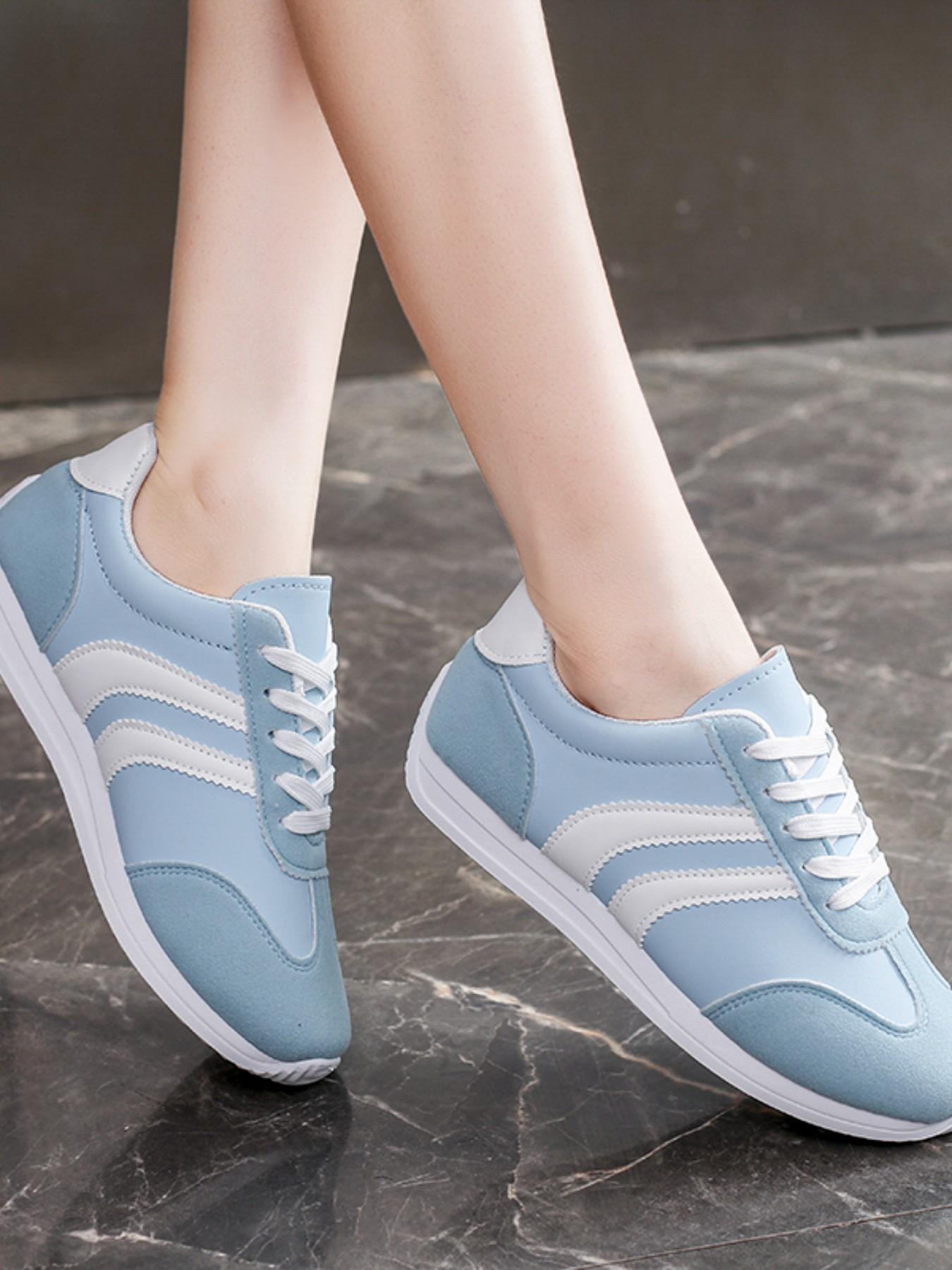 Vintage Casual Sneakers, Rubber Sole, Soft Anti-Slip, Breathable PU Upper, Ideal for Daily Commute, Shopping, Light Sports