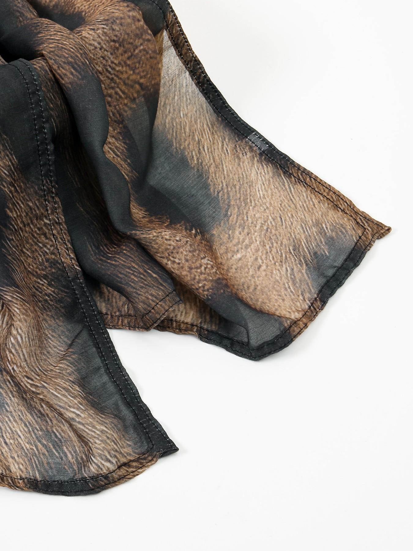 1PC Women's Bohemian Style Watercolor Floral Print Hijab Vela Headscarf/Scarf, Casual Soft Windproof Shawl, Suitable For Daily Wear For Dress Turban Hijab