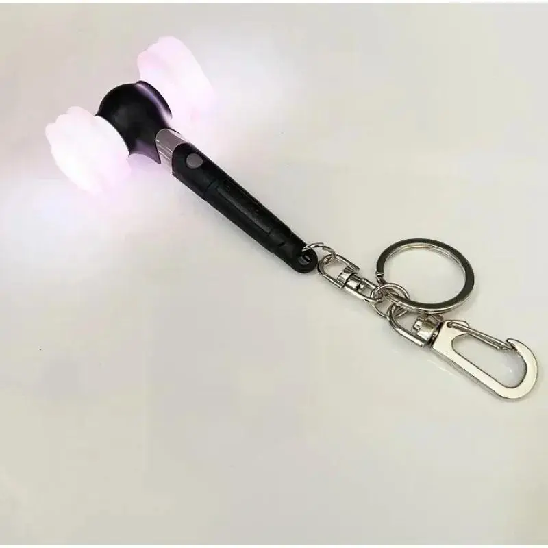 2nd Generation light stick Keychain music concert light fluorescent light stick Lamp Keyring fans Gift