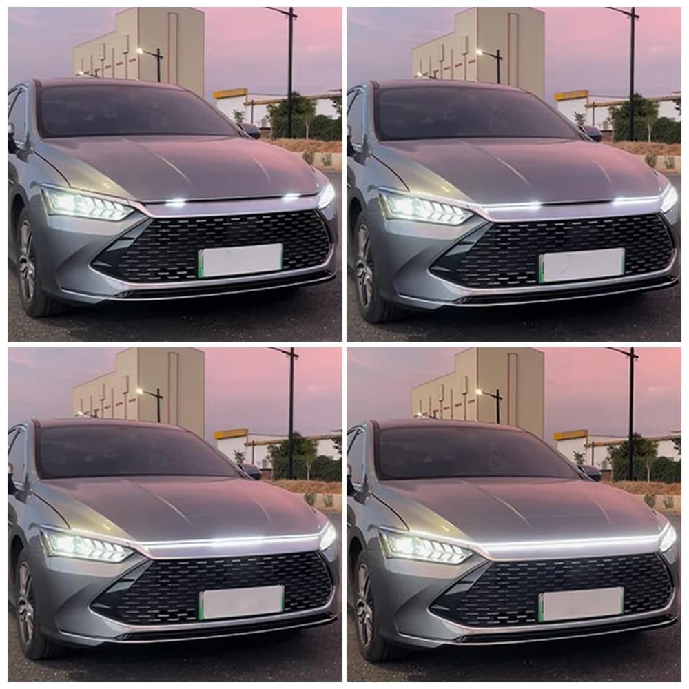 Dynamic Scan Start Up Hoodbeam Kit, Flexible Car Hood LED Meteor Strip Lights Dynamic Scan Start Up Hoodbeam Kit, Flexible Car Hood LED Meteor Strip Lights