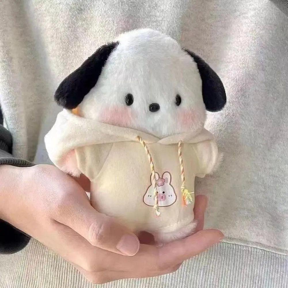 Pochacco Plush Character Soft Doll Pendant Keychain, Soft Plush DIY Accessory, Kawaii Room Decoration, Christmas Gift Ideas for Girls, Plush Character Soft Dolls