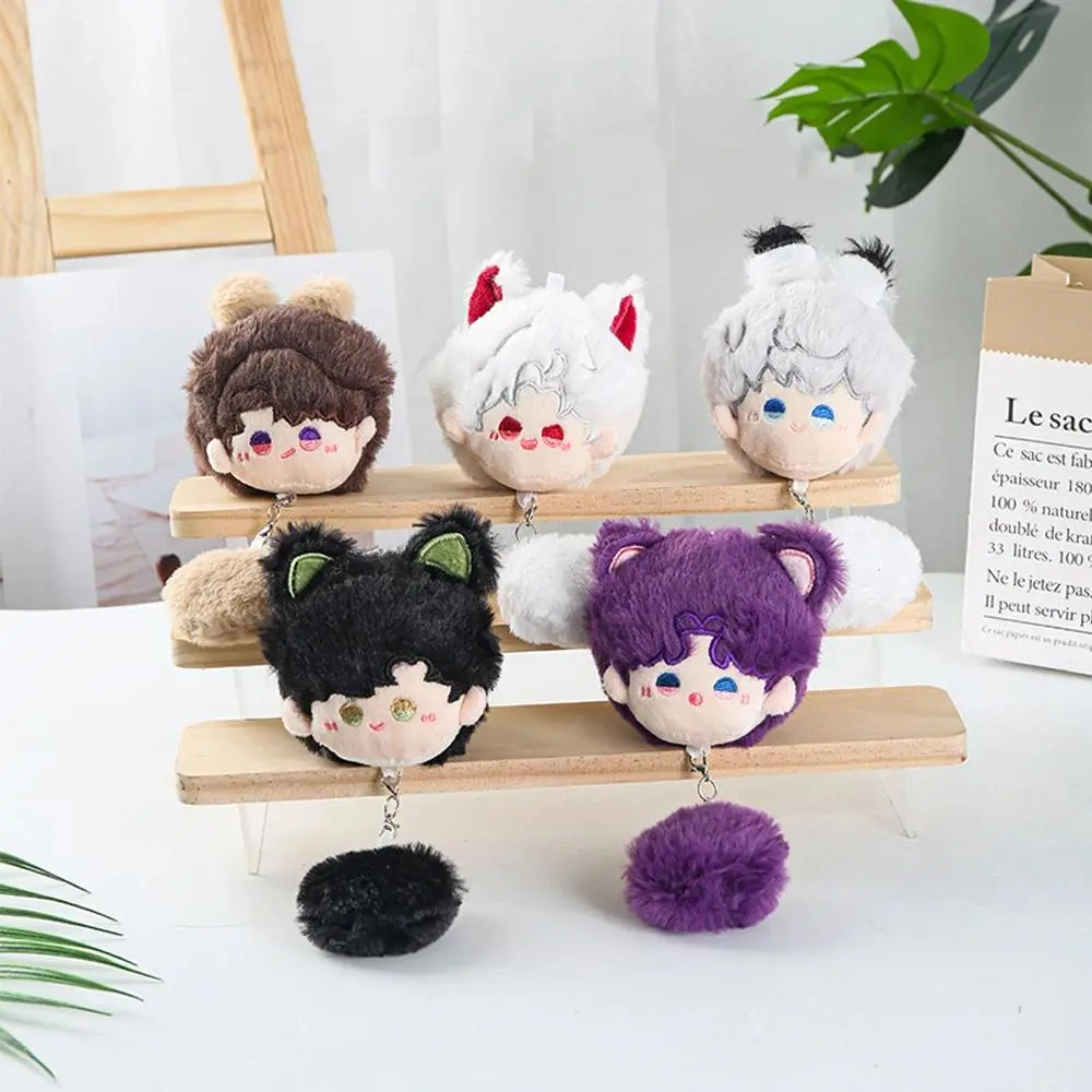 Funny Lovely Game Love And Deepspace Sylus Rafayel Xavier Zayne Caleb Plush Toys Cute Keychain Bag Pendant Model Doll Ornament